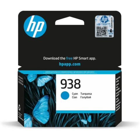HP 938 Cyan Printer Ink Cartridge Original Single-pack