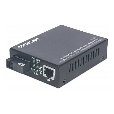 Intellinet Fast Ethernet WDM Bi-Directional Single Mode Media Converter