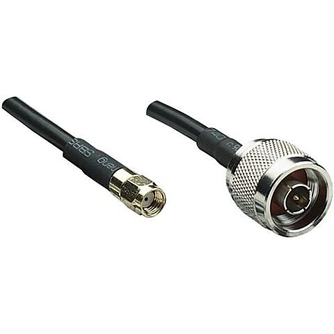 Intellinet Antenna Cable CFD200 N Type Male Connector and RP SMA Female Connector