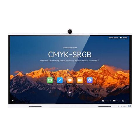 Huawei IdeaHub B2 65-inch 4K UHD Interactive Flat Panel Display - Jade White