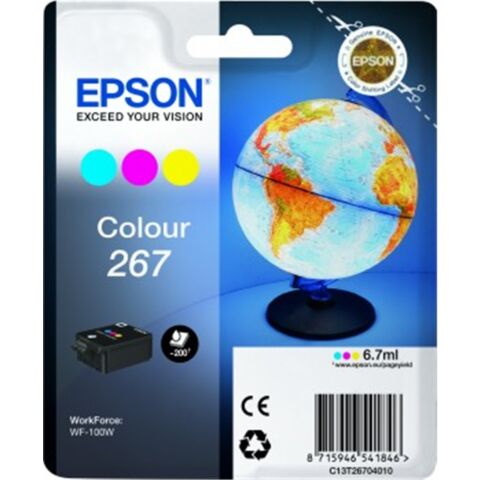 Epson Ink Cartridges Colour 6.7ml Singlepack WF-100 200 pages