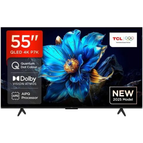 TCL P7K-UK 55Inch QLED Direct LED 4K HDR Smart Google TV