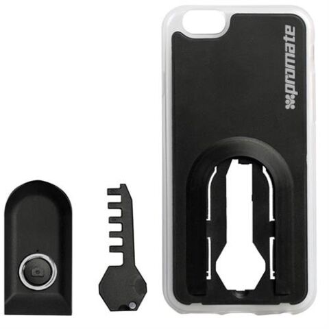 Promate selfieCase-i6 Ultra-Slim Protective case with Built-in Wireless Camera Shutter - Black