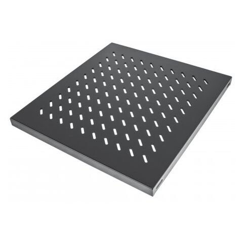 Intellinet 19 inch Fixed Shelf - 1U 550 mm Depth Black