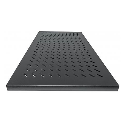 Intellinet 19 inch Fixed Shelf - 1U 800 mm Depth Heavy-Duty Black