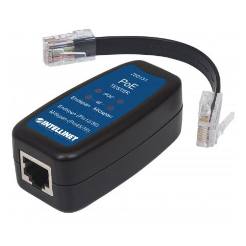 Intellinet PoE+ Tester - Power over Ethernet Plus Test Tool Detects Endspan
