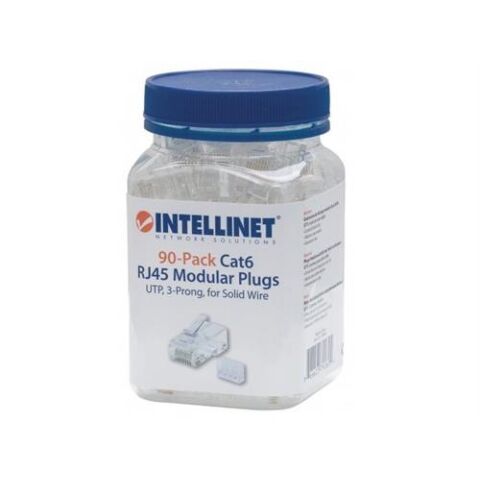 Intellinet 90-Pack Cat6 RJ45 Modular Plugs