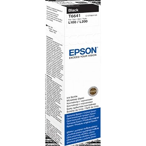 Epson Ink Bottles Black 70ml EcoTank L565/ L550/ L486/ L455/ L386/ L382/ L365/ L355/ L355/ L310/ L3070 7500 pages