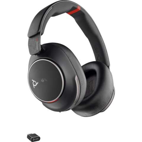 Poly Voyager Surround 85 UC Microsoft Teams Certified USB-C Headset with Charging Stand