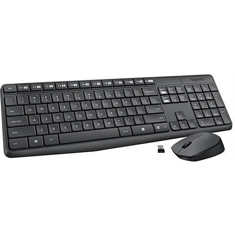 Logitech MK235 Wireless USB Keyboard and Optical Mouse Combo