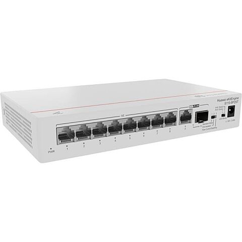 Huawei CloudEngine S110-8P2ST 8xGE ports 124W POE+ 1SFP Switch - Grey