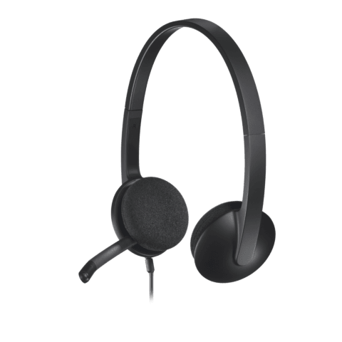 Logitech H340 USB Computer Headset - BLACK - USB