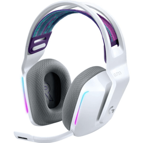 Logitech G733 LIGHTSPEED Wireless RGB Gaming Headset - WHITE
