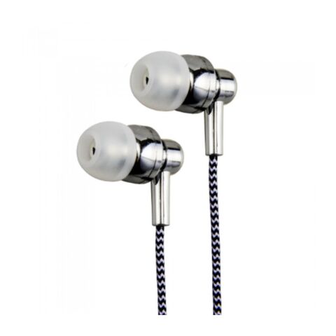 Astrum EB250 Stereo Earphone Electro Painted + In-wire mic Silver