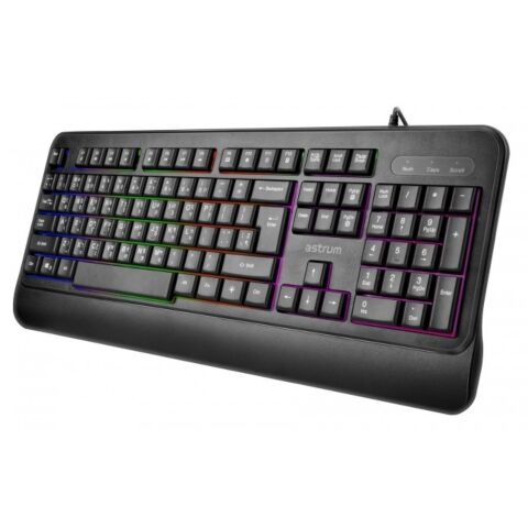 Astrum KL560 LED backlit Multimedia Keyboard USB Black