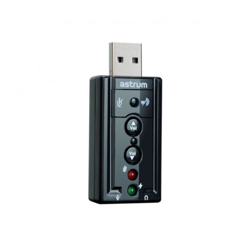 Astrum SC080 Sound Adapter USB Stereo 3D 7.1CH Black