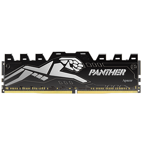 Apacer Panther 8GB DDR4 3200MHz CL16 Black-Gold Gaming Memory
