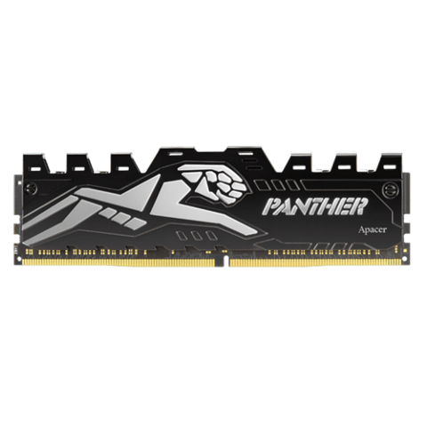 Apacer Panther 8GB DDR4 3600MHz CL16 Black-Gold Gaming Memory