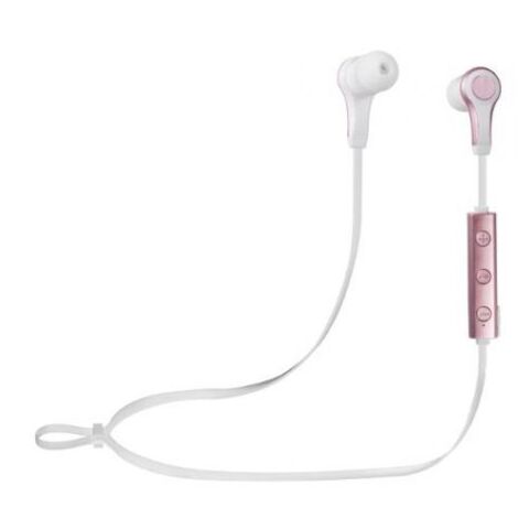 Amplify Bluetooth Earphones White and Rose Gold