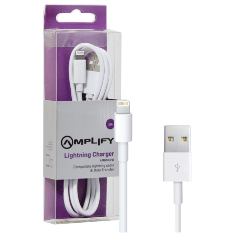 Amplify USB to Lightning Cable for Apple iPhone 5 and newer