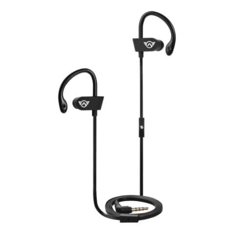 Amplify Sport Challenger Series Earhook Earbuds Black