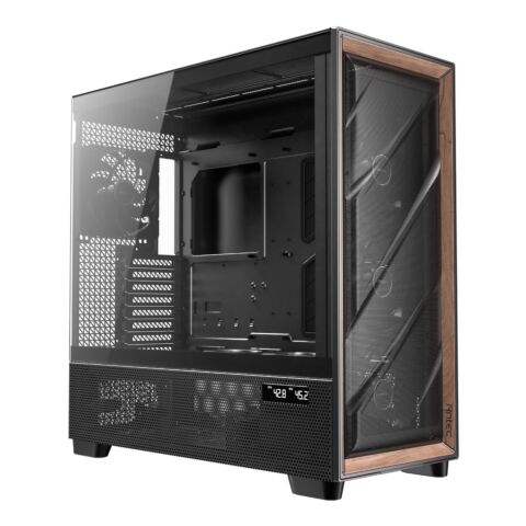 Antec FLUX PRO E-ATX Mid Tower Gaming Chassis  Black