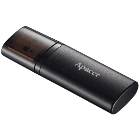 Apacer 64GB AH25B Black USB 3.2 Flash Drive