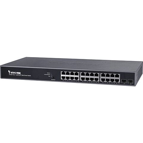Vivotek - 24xGE PoE + 2xGE SFP Web Smart Managed Switch