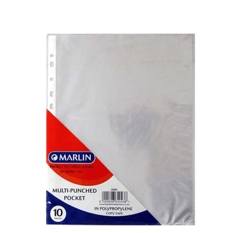 Marlin A4 File Pockets Sleeves 10's