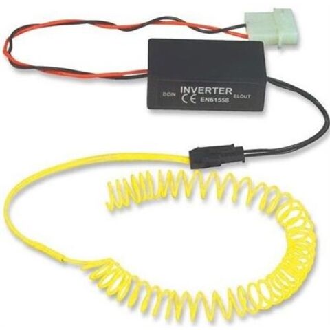 Manhattan Electro Luminescent Cable Neon Blazing Yellow-Multipurpose Flexible Wire with Bright Neon Blazing Yellow Glow