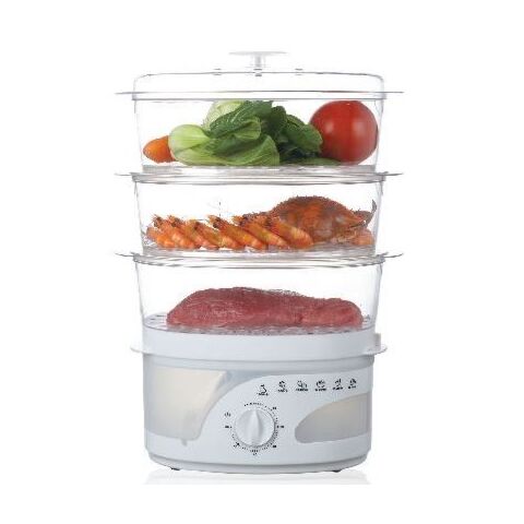 Mellerware 3 Tier 9 Litre Food Steamer -3 Layers Food Steamer