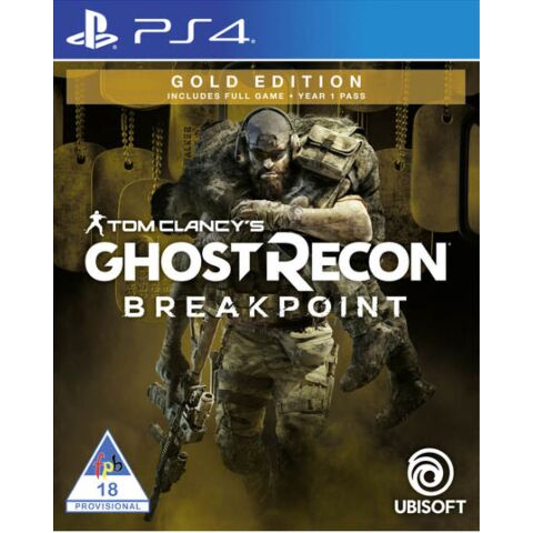 PlayStation 4 Game - Tom Clancy Ghost Recon Breakpoint Gold Edition Retail Box