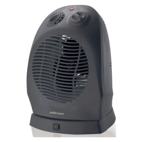 Mellerware 35220GT Floor Oscillation Fan Heater 2000w Colour Graphite-Graphite