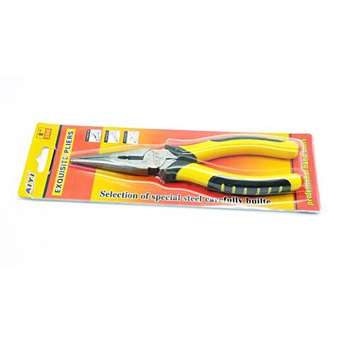 Aiyi Basic 6 Inch Long Nose Pliers and Side Cutter Combination with Anti-slip handles