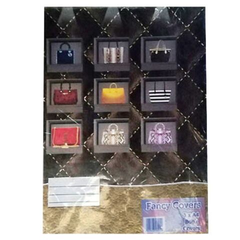 Brainware A4 Precut Book Covers Assorted Fancy Designs ( Pack of 5 ) 