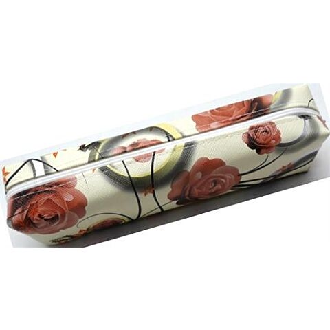 Marlin Designer Pencil Bag Brown Rose 