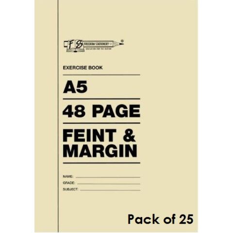 Nexx A5 College Exercise Book 48 Page Feint & Margin