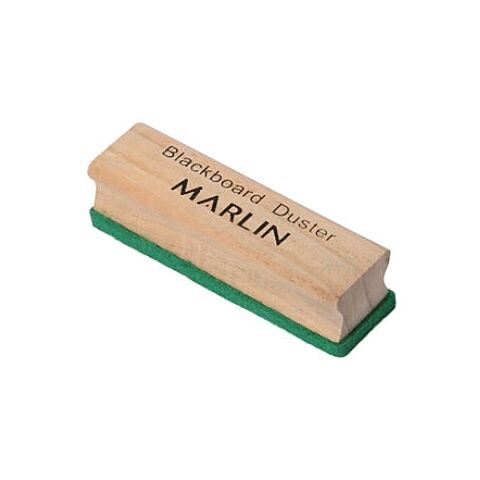 Marlin Chalkboard Duster - Wooden Handle with green felt