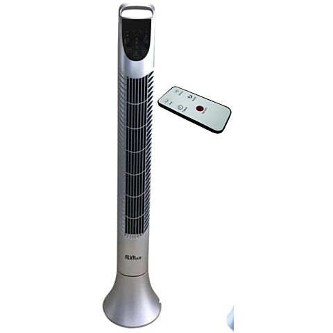 Alva Air 92cm Tower Fan- Contemporary Metallic Finish