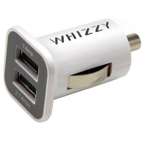 Whizzy Dual USB Port Car Charger-2 x USB Ports