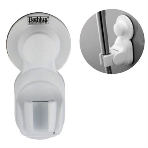 Bathlux Handheld Shower Head Wall Mount Holder With Vacuum Suction Cup-Suspension Type