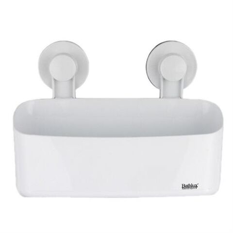 Bathlux Small Storage Basket With Suction Cup Retail Box No Warranty