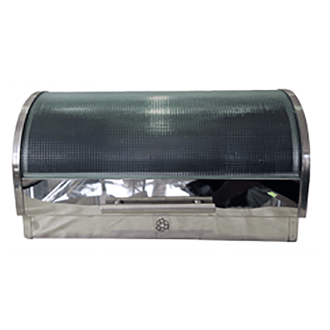 Totally Glass Top Stainless Steel Bread Bin Retail Box Out of Box Failure Warranty