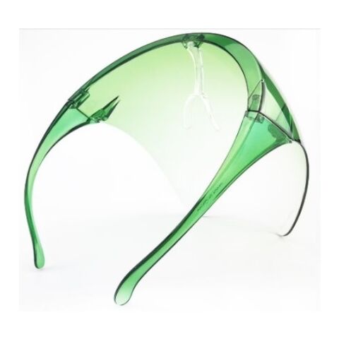 Casey Protective Transparent Anti Fog Isolation Face Shield with Spectacle Frame Mask