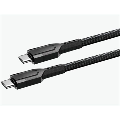 Ezra TypeC to TypeC Pd60w 1meter Fast Charge Black Braided