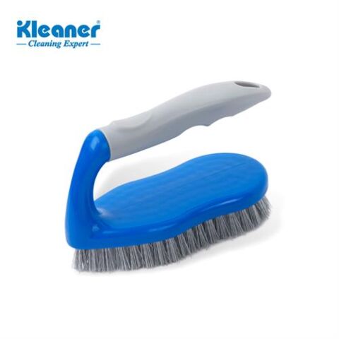 Kleaner Multi Purpose Household Laundry and Kitchen Surface Scrubbing Brush with Handheld Grip Retail Box No warranty