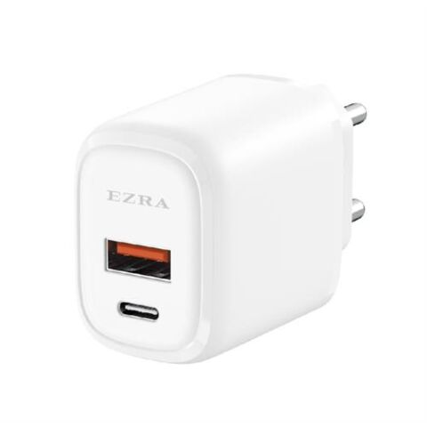 Ezra UsbA And TypeC Dual Output Port 20w Fast Charger