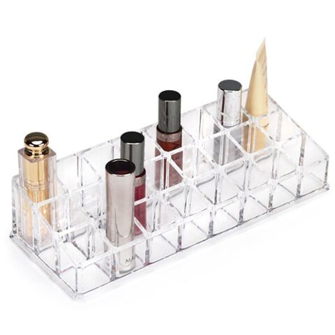 The Glam Guru Lipstick Shelf - Clear Retail Box No warranty
