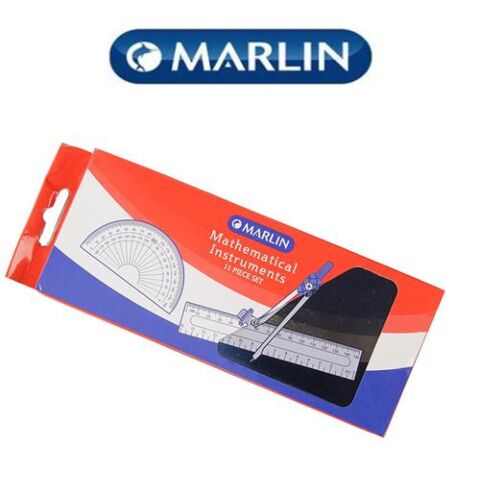 Marlin Math Set 11 Pcs Metal Container