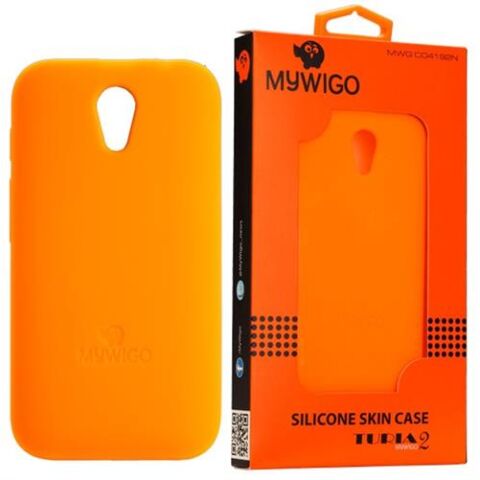 MyWiGo CO4192O Silicon Orange bumper for MyWigo Turia 2 - Orange